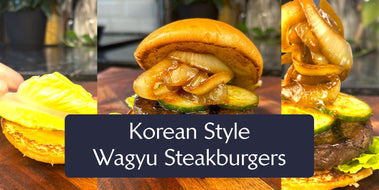 Korean Style Wagyu Steakburgers