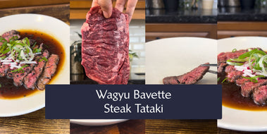 Wagyu Bavette Steak Tataki